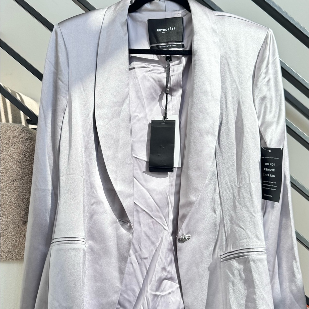 Retrofete Satin Iver Blazer